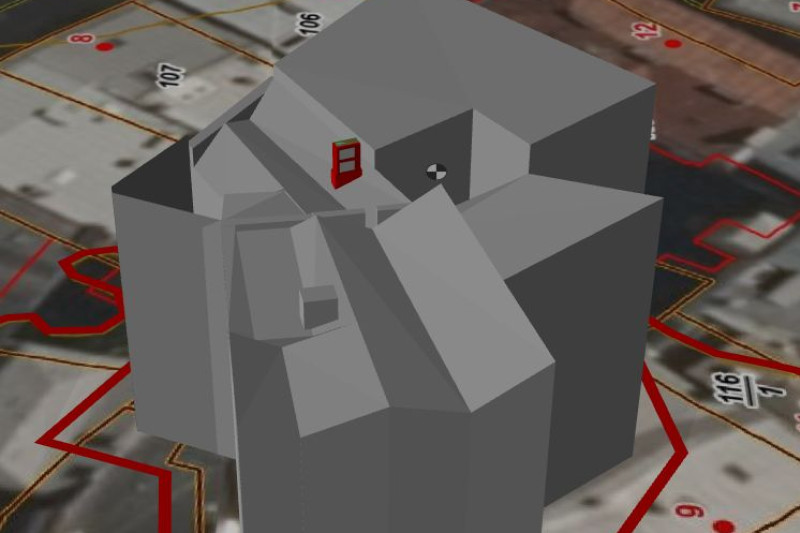 Klimageräte auf dem Dach eines Altstadt-Hotels in Salzburg