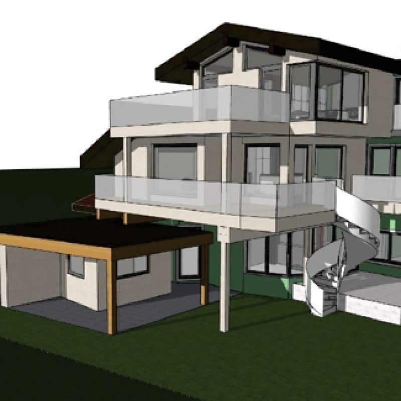 Umbau Privathaus im Nahbereich der ÖBB-Bahnstrecke